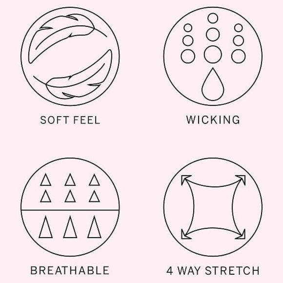 VS 2 Essential Capri Leggings Tornado Heather Gray Workout Cute 20” Inseam NWT - Picture 9 of 10